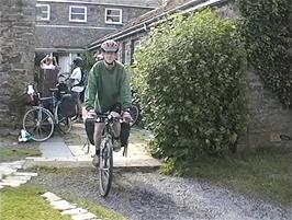 Preparing to leave Langdon Beck Youth Hostel